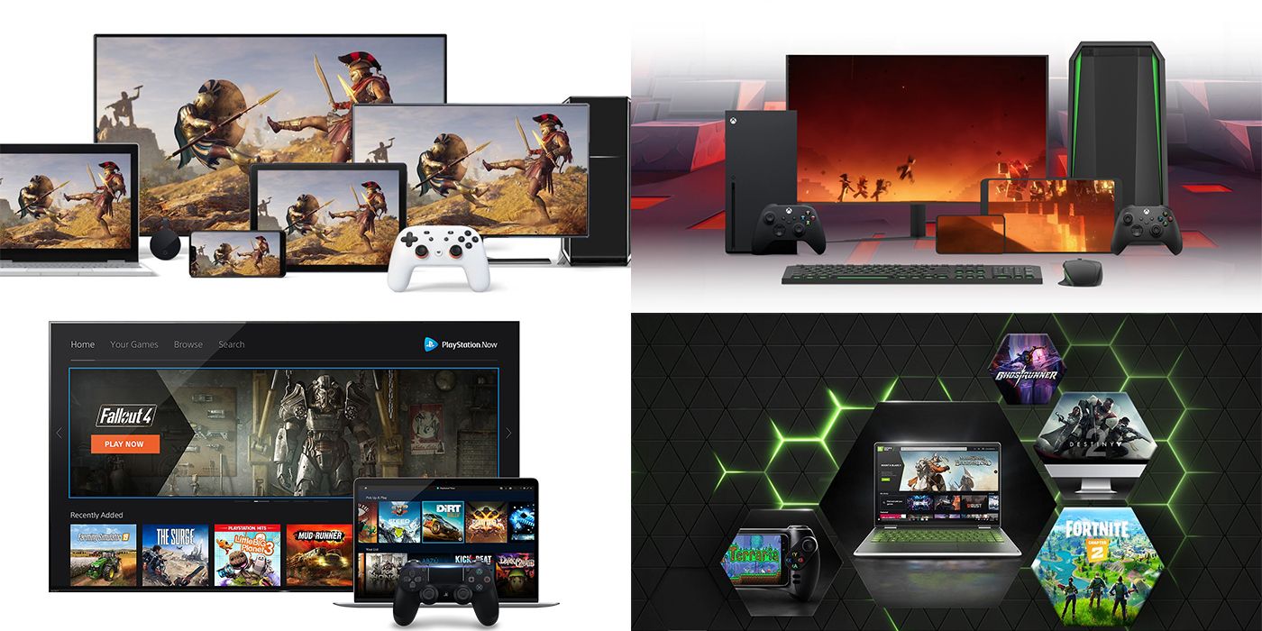 Google Stadia vs. GeForce Now vs. PlayStation Now vs. Project