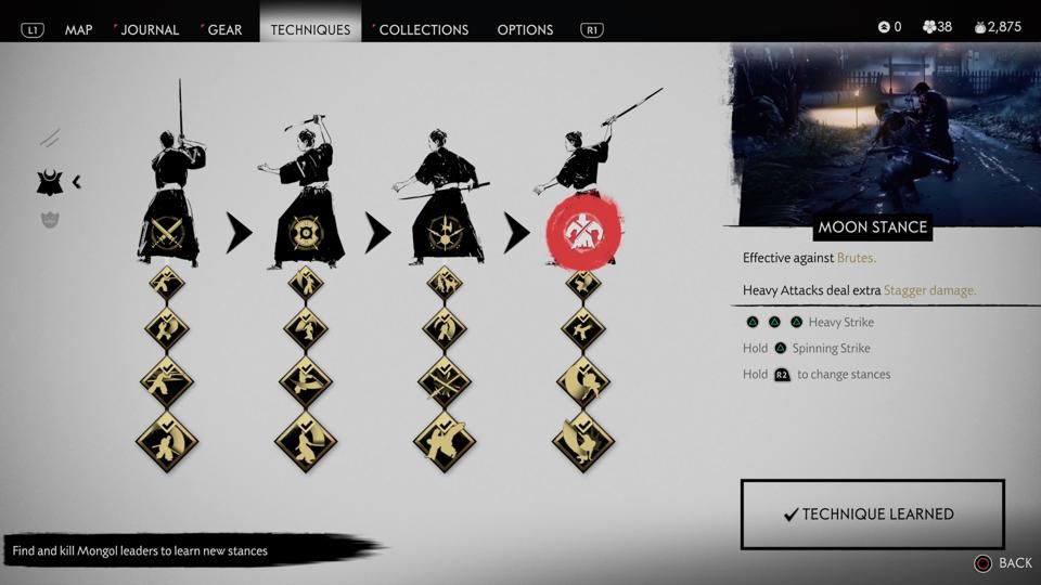 Ghost of Tsushima Strength of Stances
