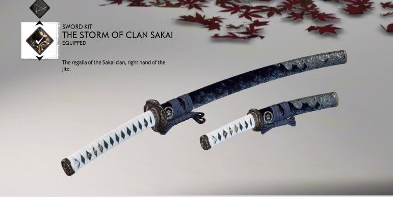 Ghost of Tsushima Jin's Starting Sword