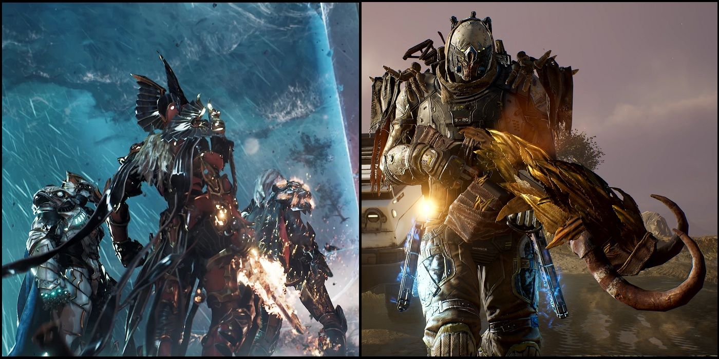 godfall outriders looter comparison