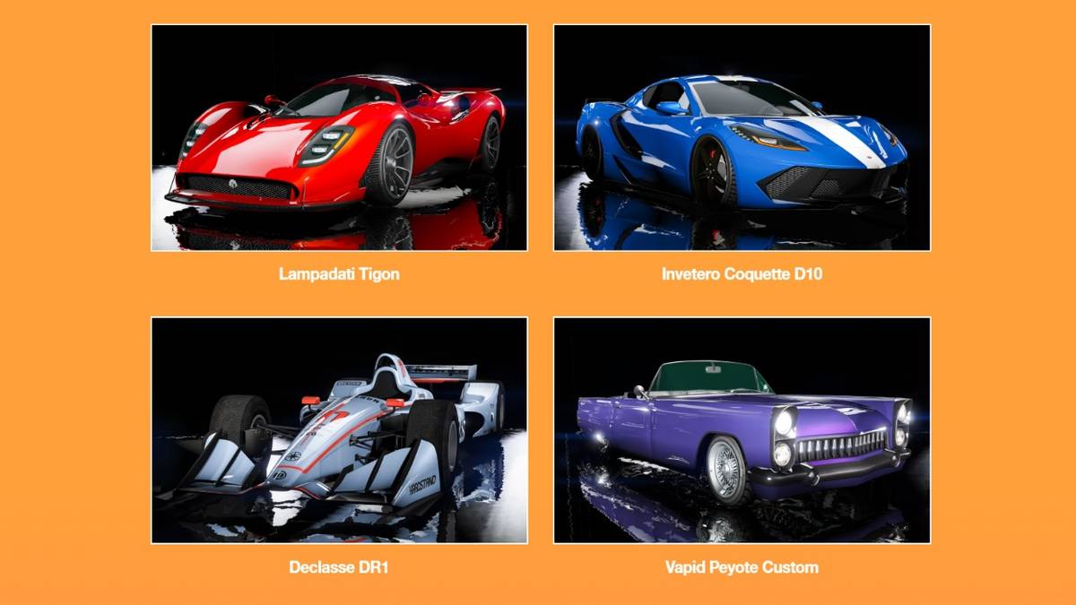 grand theft auto online new vehicles