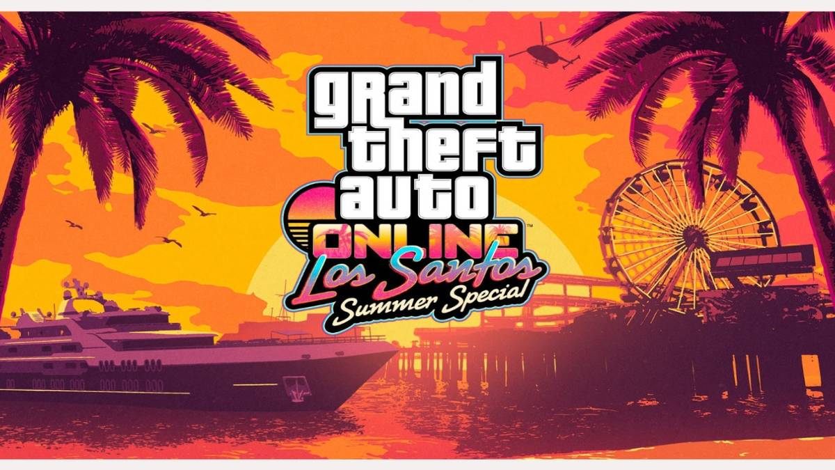 grand theft auto summer update logo artwork