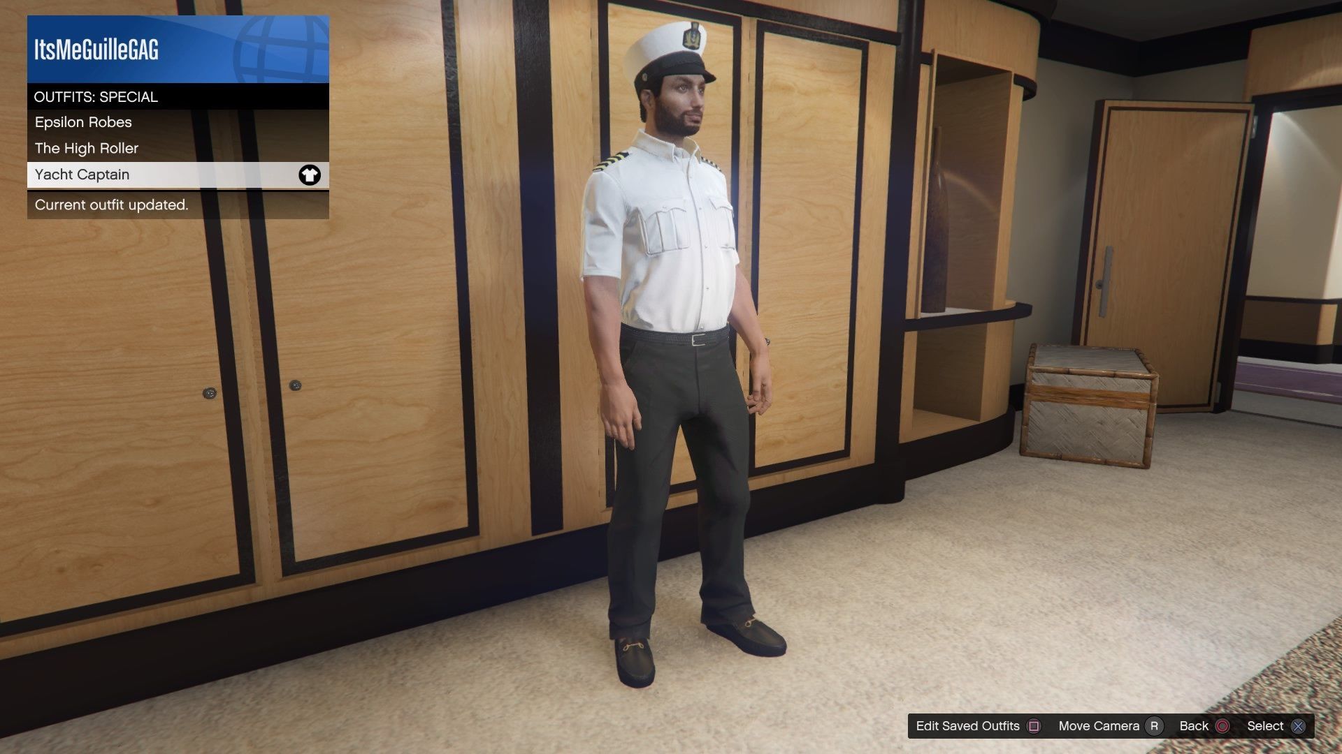 gta online player wearing captain outfit