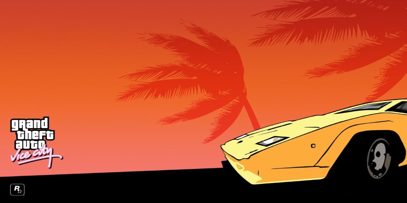 gta vice city loading screen in hd yellow car