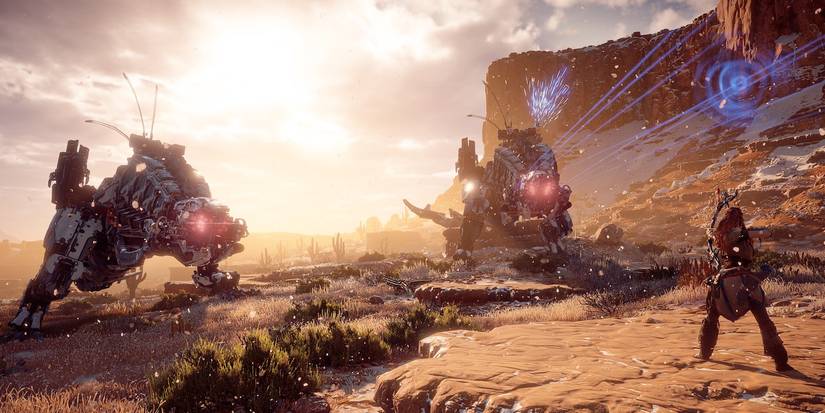 horizon zero dawn - aloy cornered