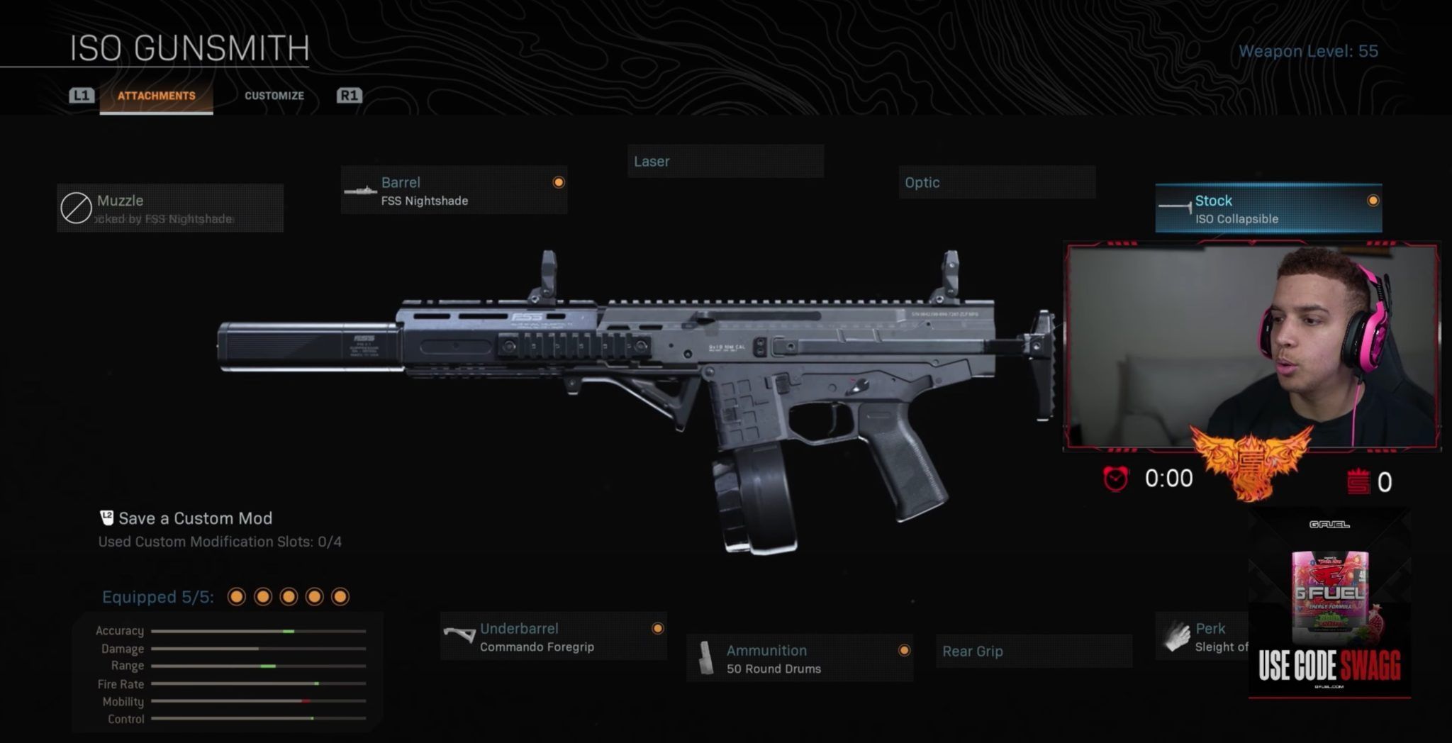 FaZe Swagg Reveals Powerful Call of Duty Warzone ISO SMG Loadout