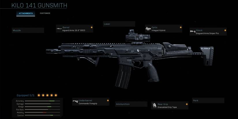 kilo 141 loadout modern warfare