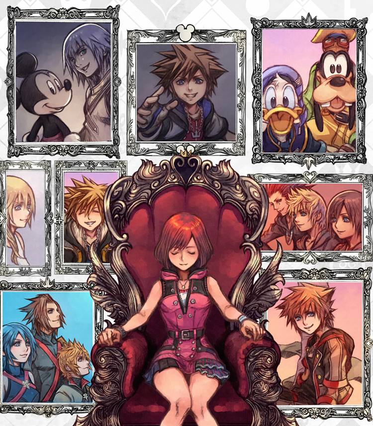 kingdom hearts melody of memory art vertical