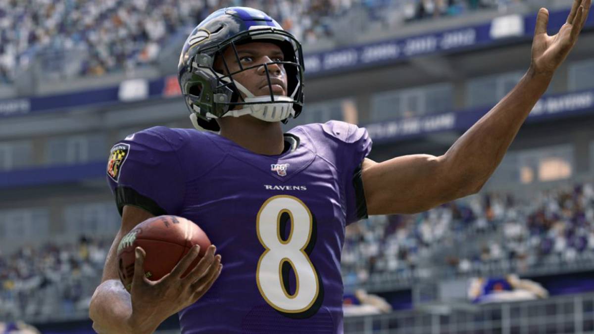 lamar jackson madden 21 gameplay