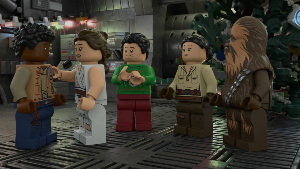 lego star wars rey finn poe rose chewbacca holiday