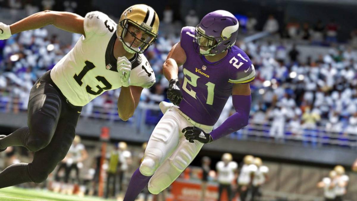Madden 21 NFL Dodging football players