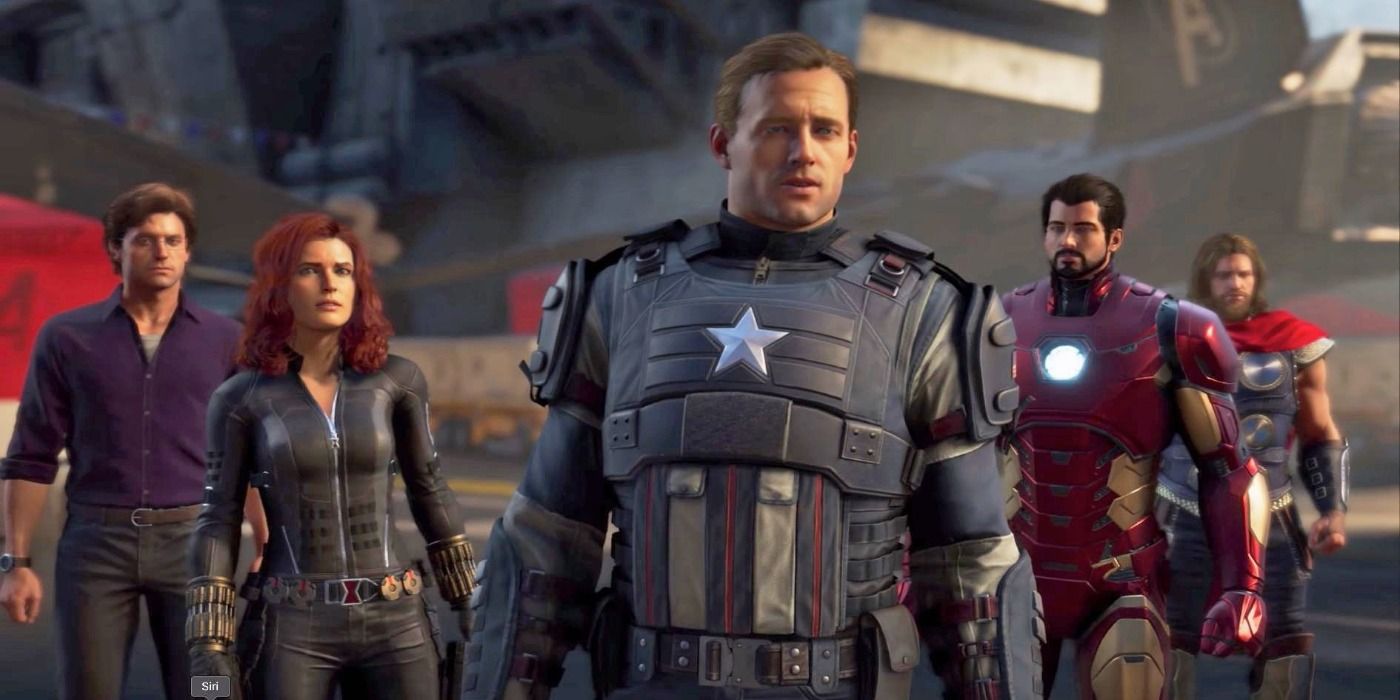 marvels avengers full squad of main characters