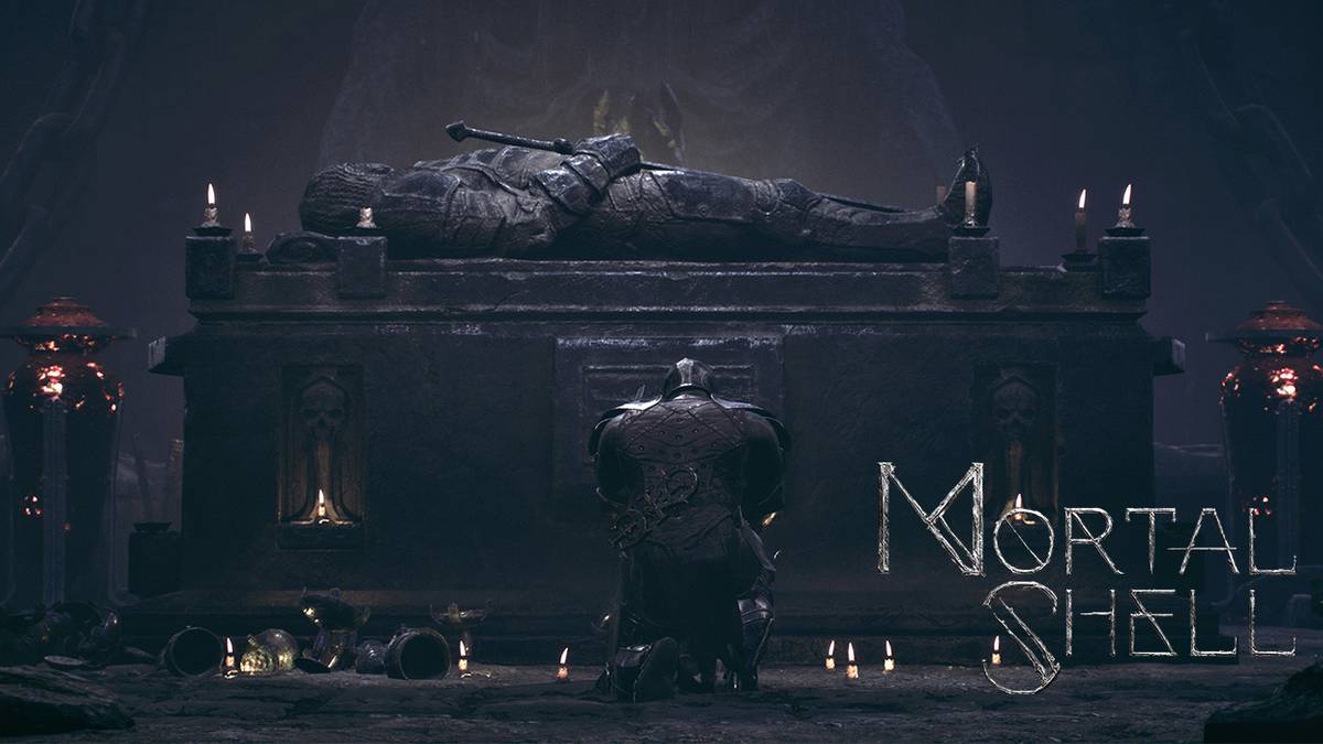 Mortal Shell art with logo