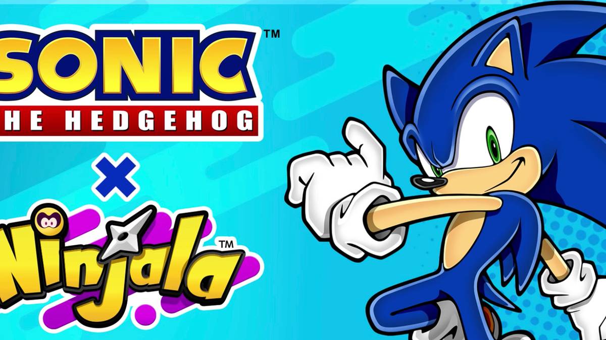 ninjala sonic official collaboration image