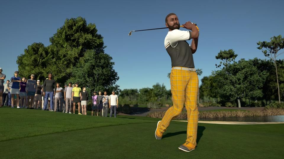 pga tour 2k21 yellow