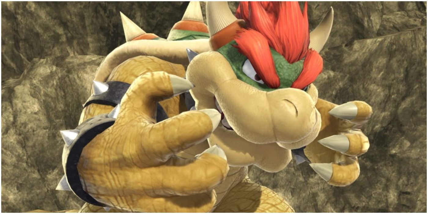 Bowser preparing to fight