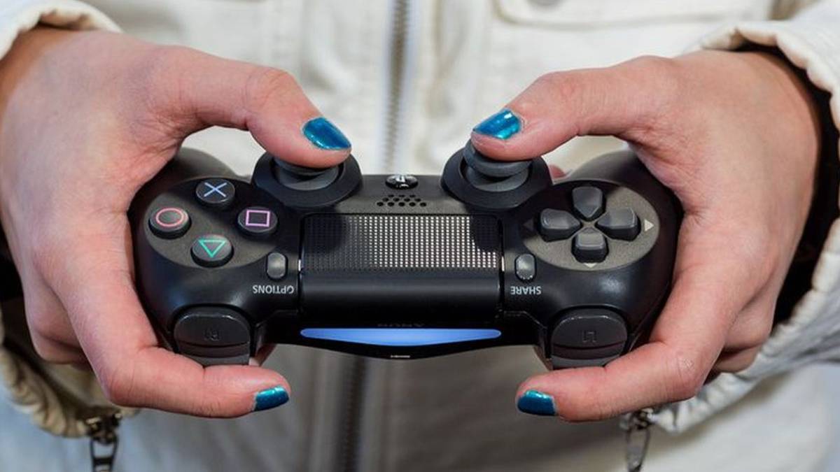 playing Playstation controller