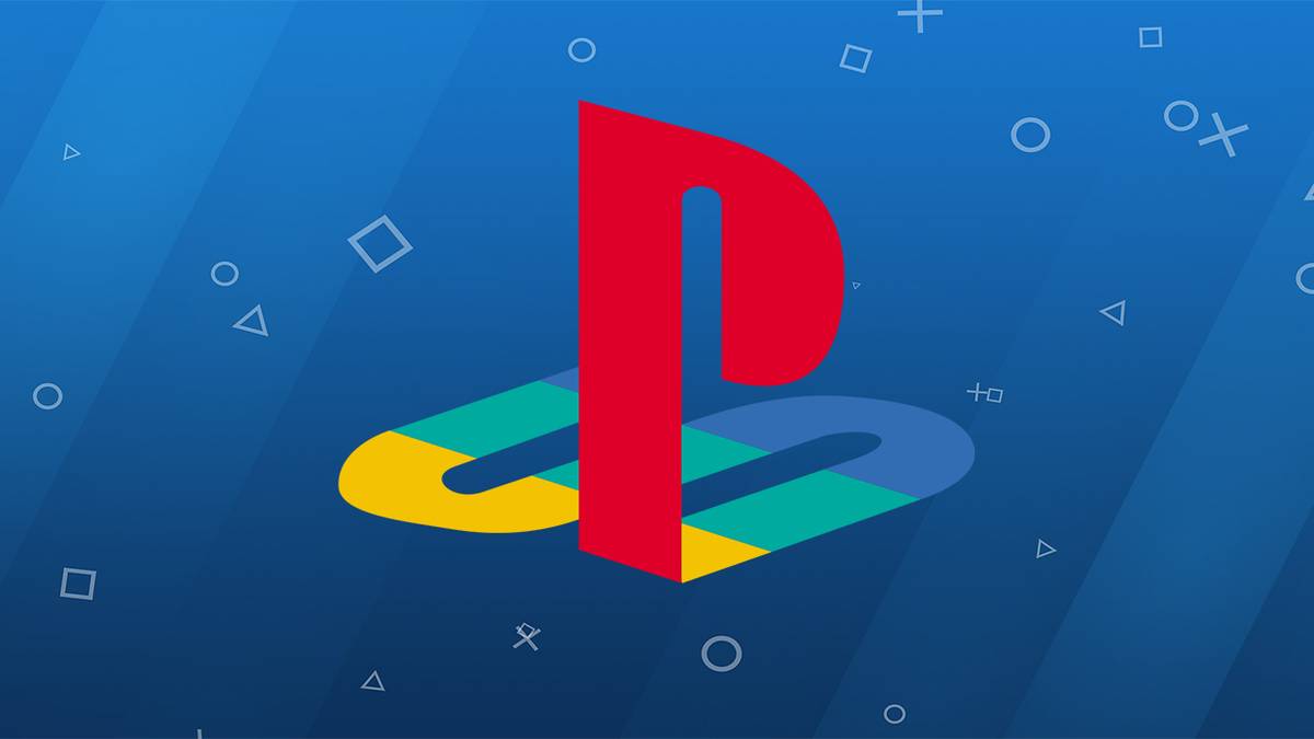 PlayStation logo over X O background