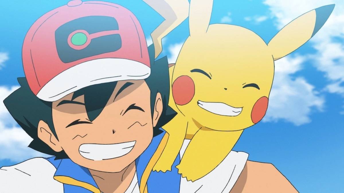 Pokemon Journeys Ash and Pikachu
