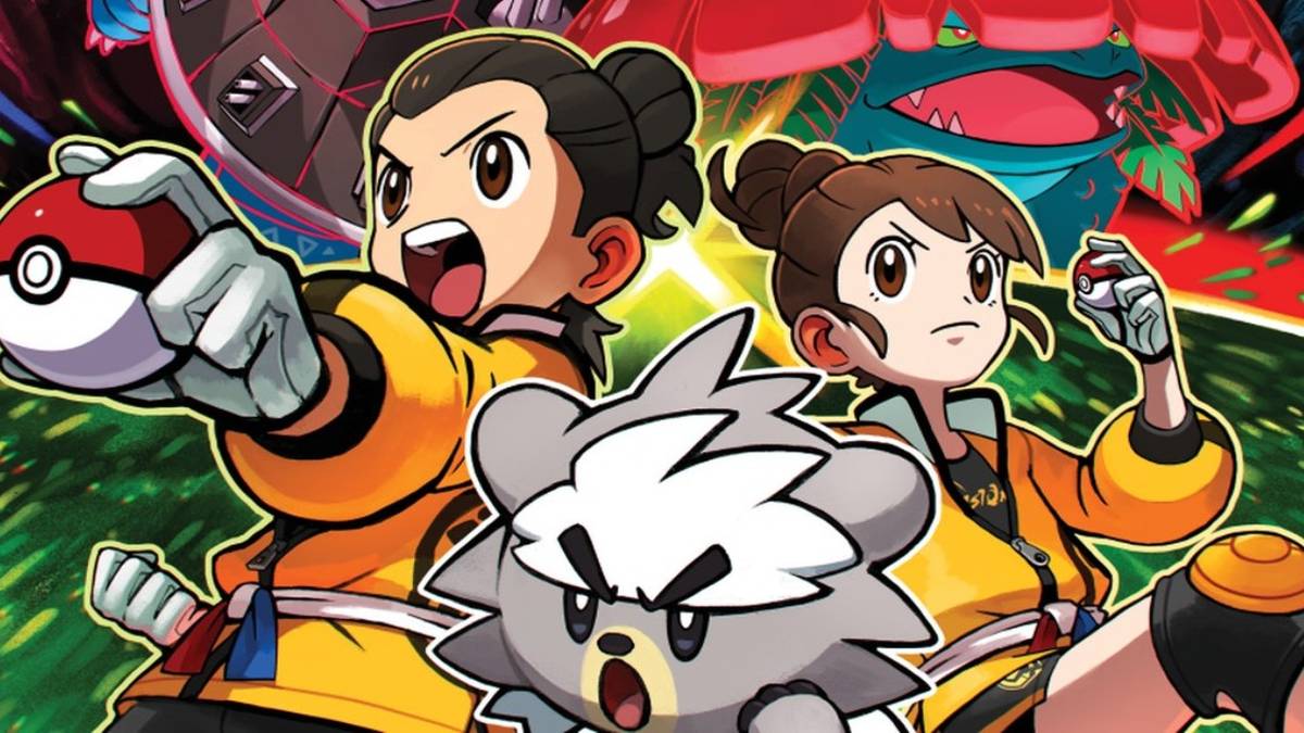 pokemon sword and shield isle of armor art players with kubfu