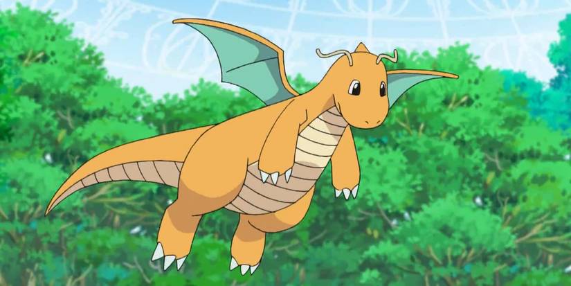Dragonite flying