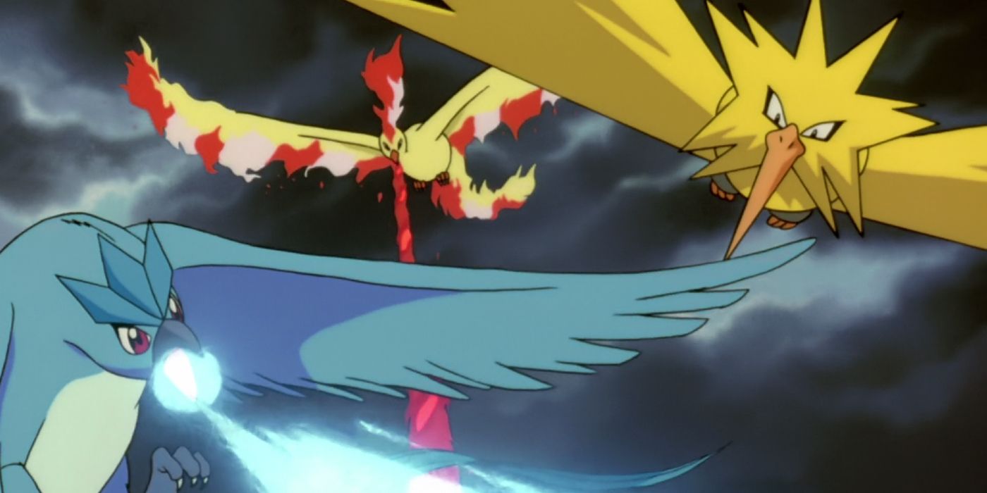 kanto legendary birds pokemon journeys anime