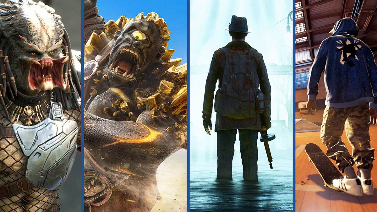 Predator: Hunting Grounds, Immortals: Fenyx Rising, The Sinking City and Tony Hawk's Pro Skater 1 + 2