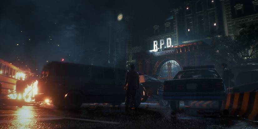 raccoon city RCPD outside