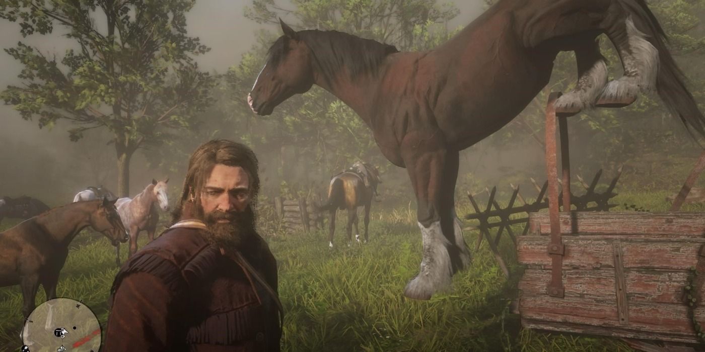 red dead redemption 2 horse with short legs glitch