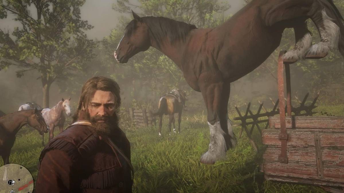 red dead redemption 2 horse with short legs glitch