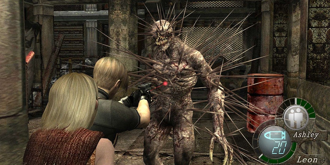resident evil 4 remake worrying position