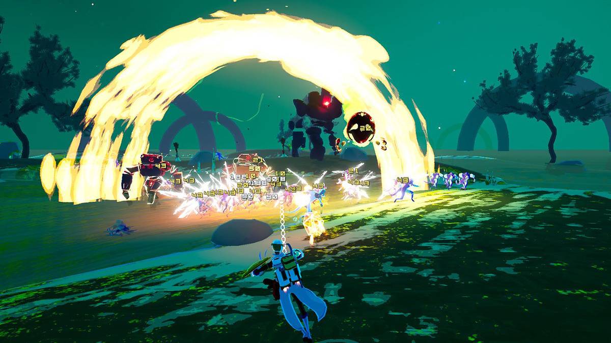 Risk of Rain 2 green environment