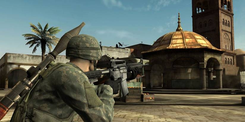 aiming towards building in SOCOM 2