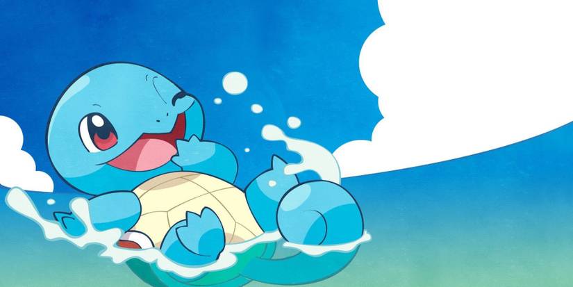 cute art of the gen 1 water starter pokemon.