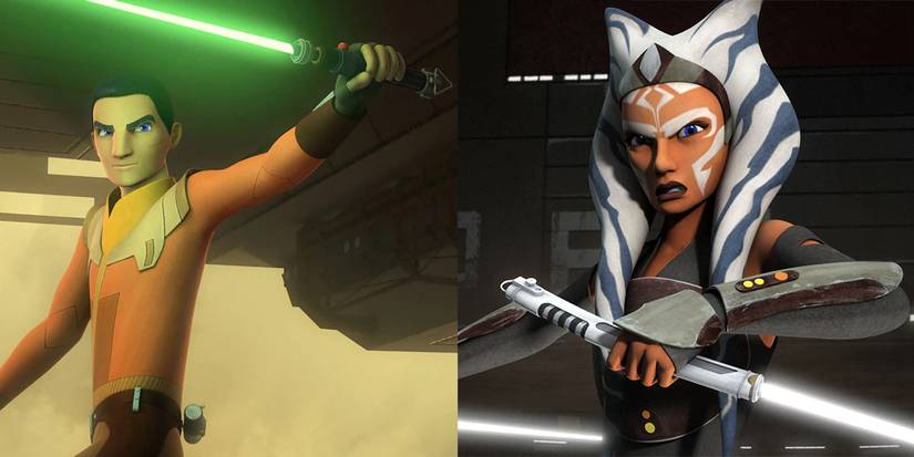 Star Wars' Ezra Bridger and Ahsoka Tano