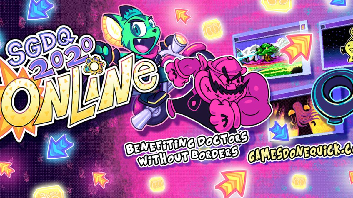 summer games done quick 2020 promo art