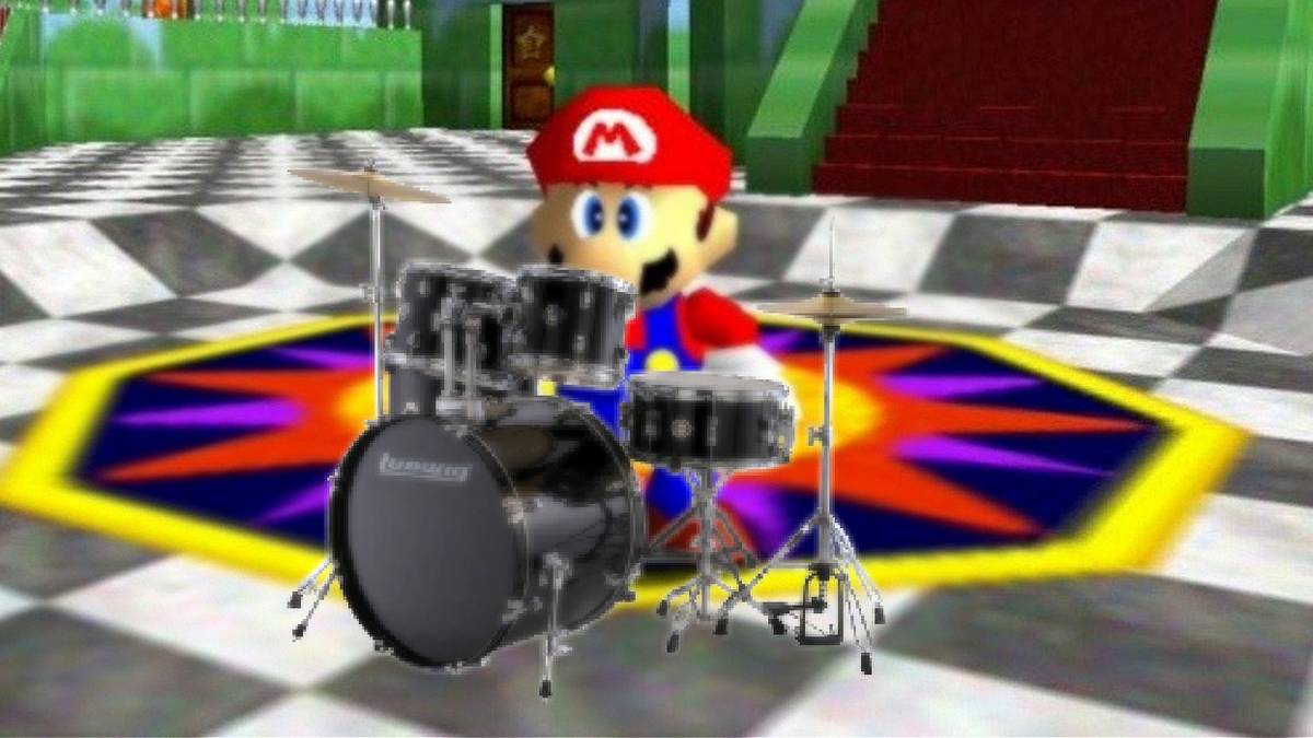 super mario 64 drums