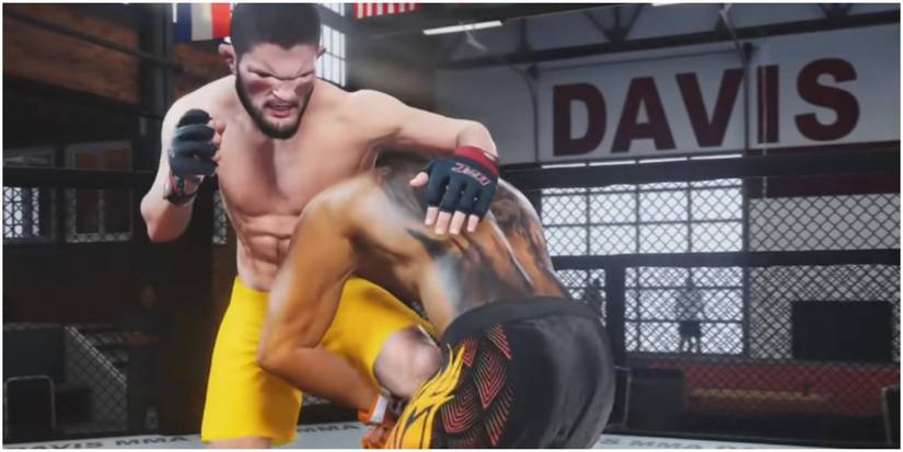 UFC khabib takedown defense