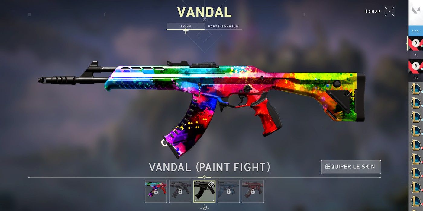 Valorant vandal weapon skin