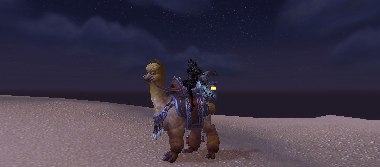 world of warcraft springfur alpaca mount ingame