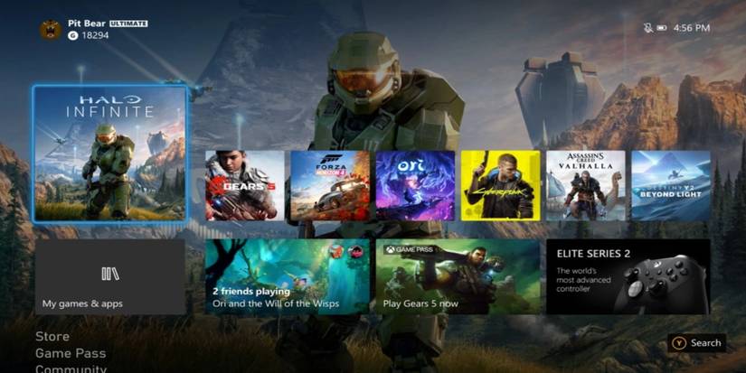 xbox one august update landing page
