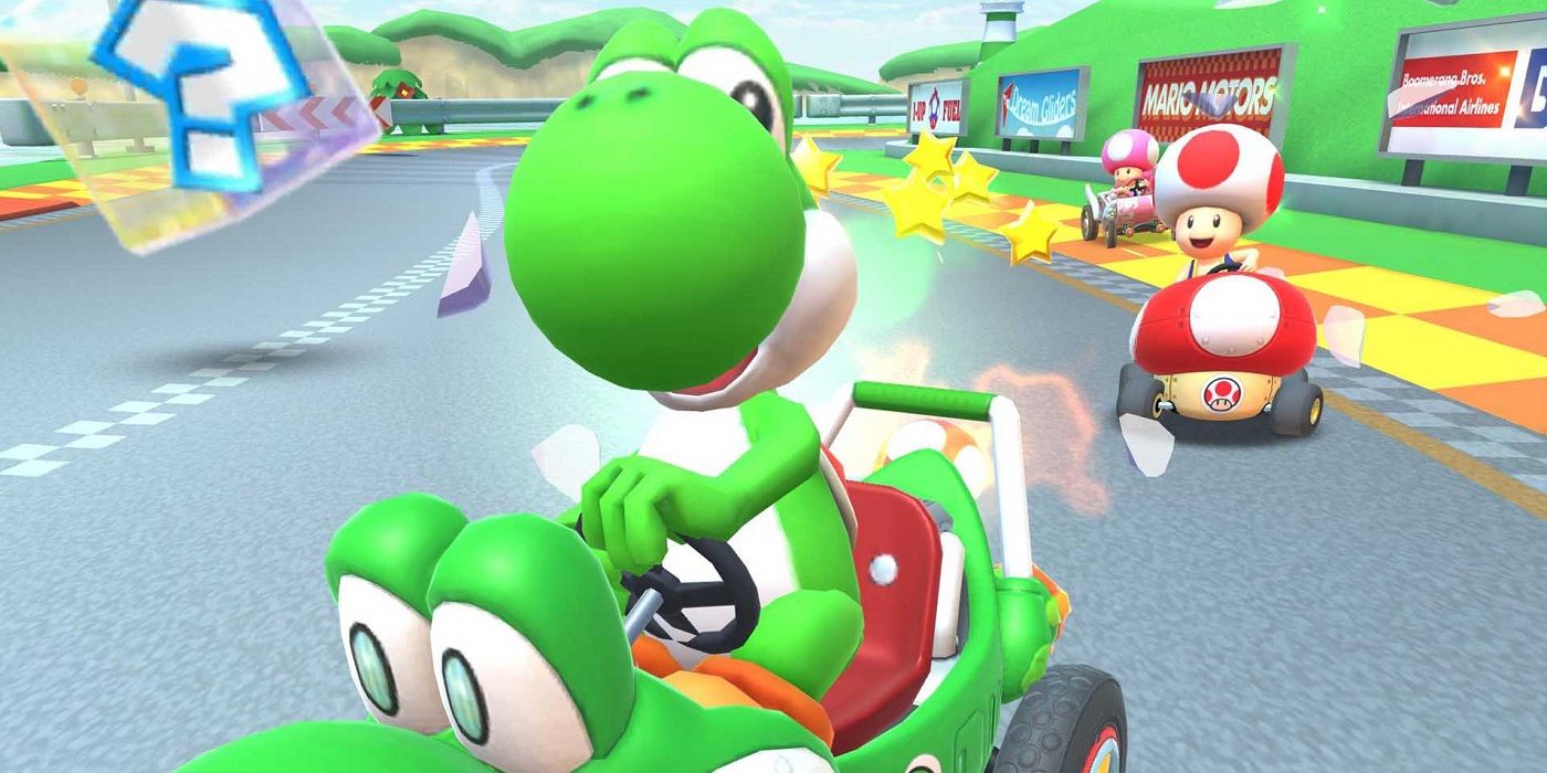 Yoshi in Mario Kart