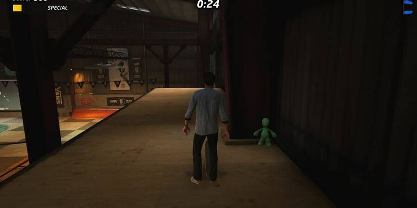 Hidden Alien plushie in the Hangar
