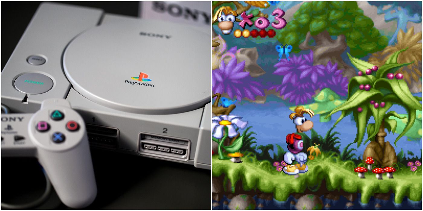 The PS1 With Rayman