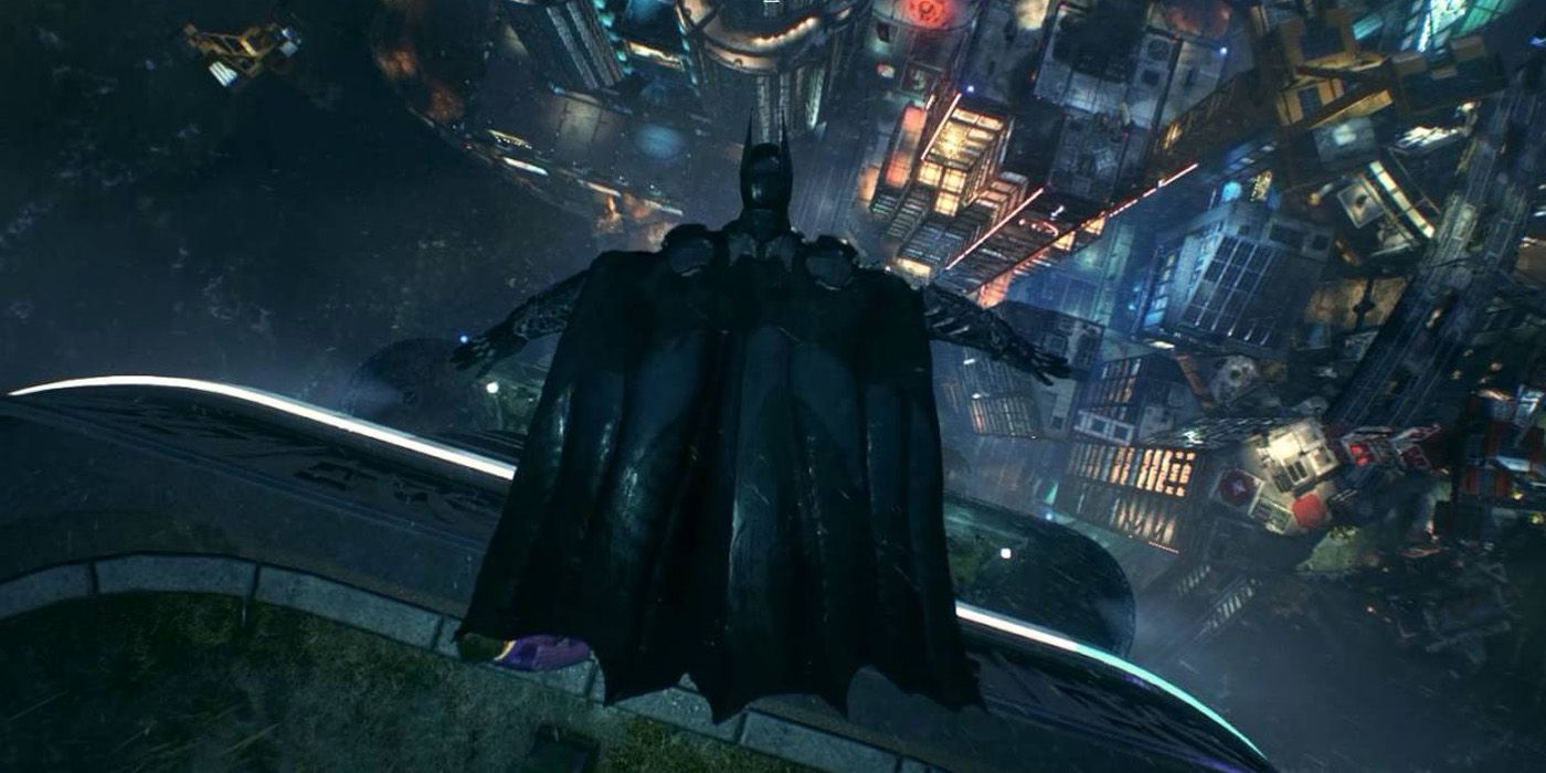 Batman uses his cape