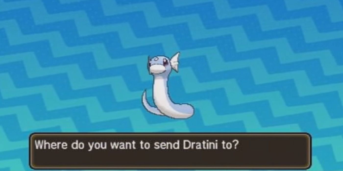 A Dratni caught in Pokémon Sun & Moon
