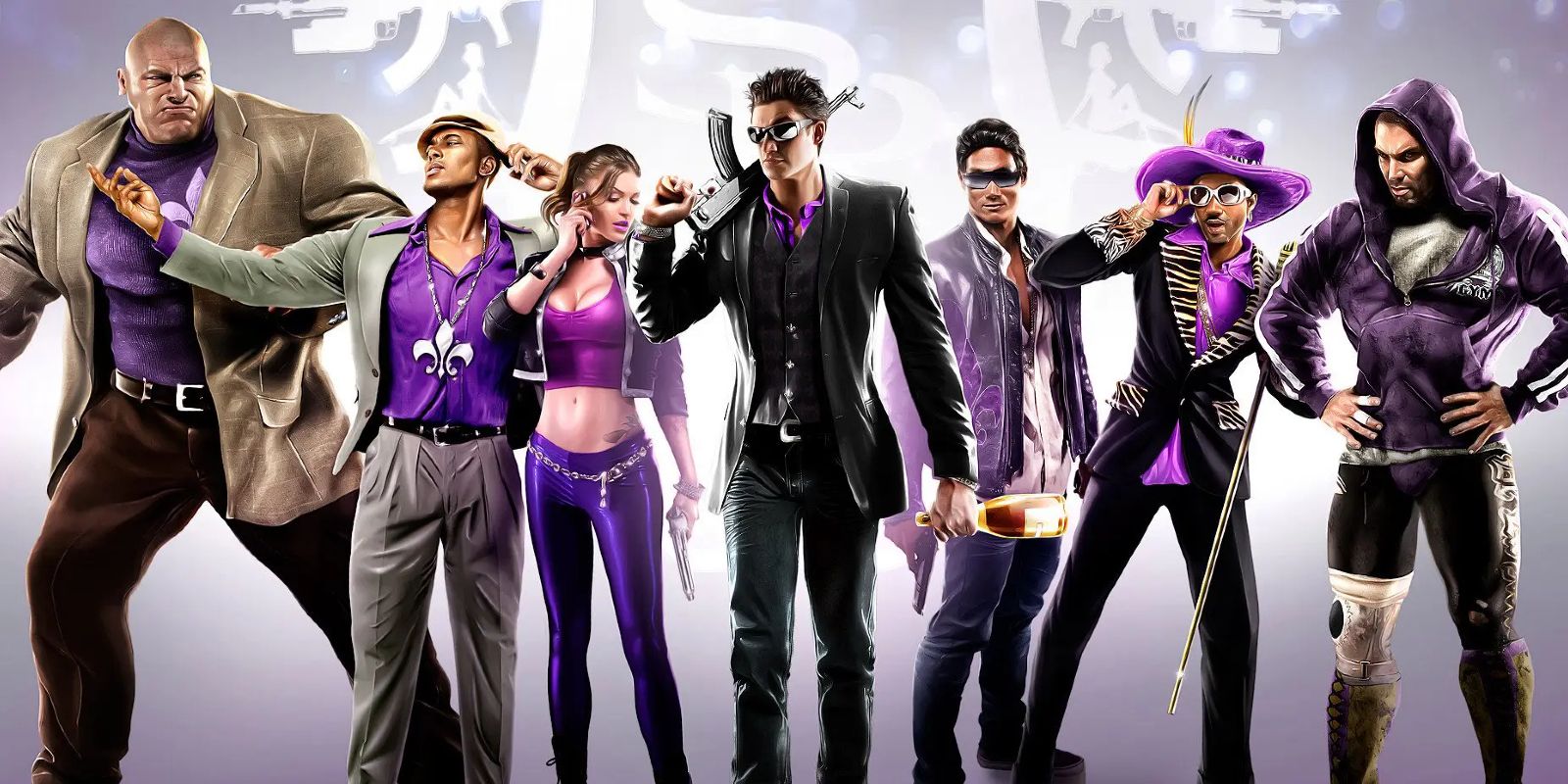 Saint's row 4 character roster posing