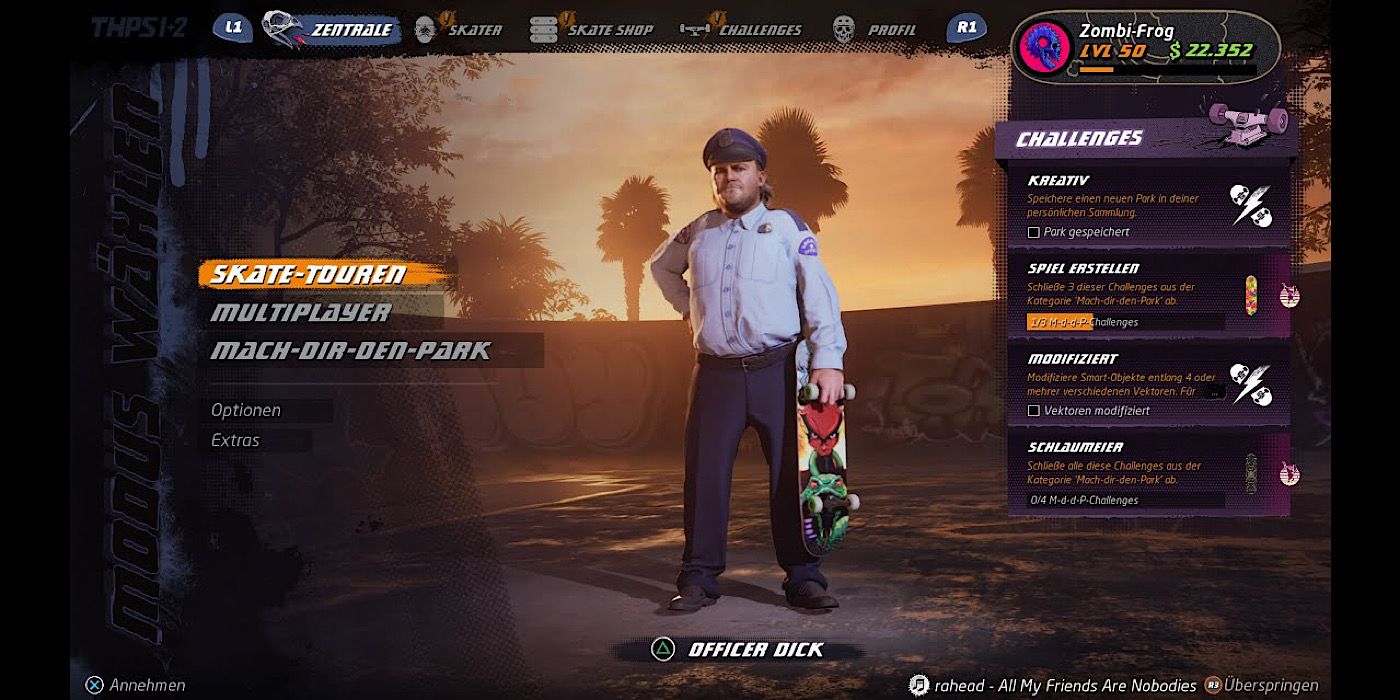 Office Dick character in Tony Hawk's Pro Skater 1+2