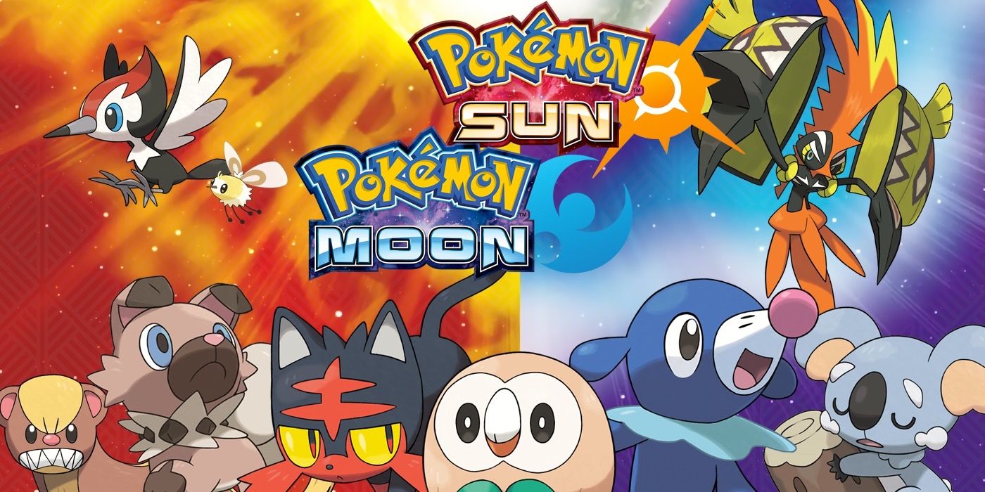 Promo art for Pokémon Sun Moon