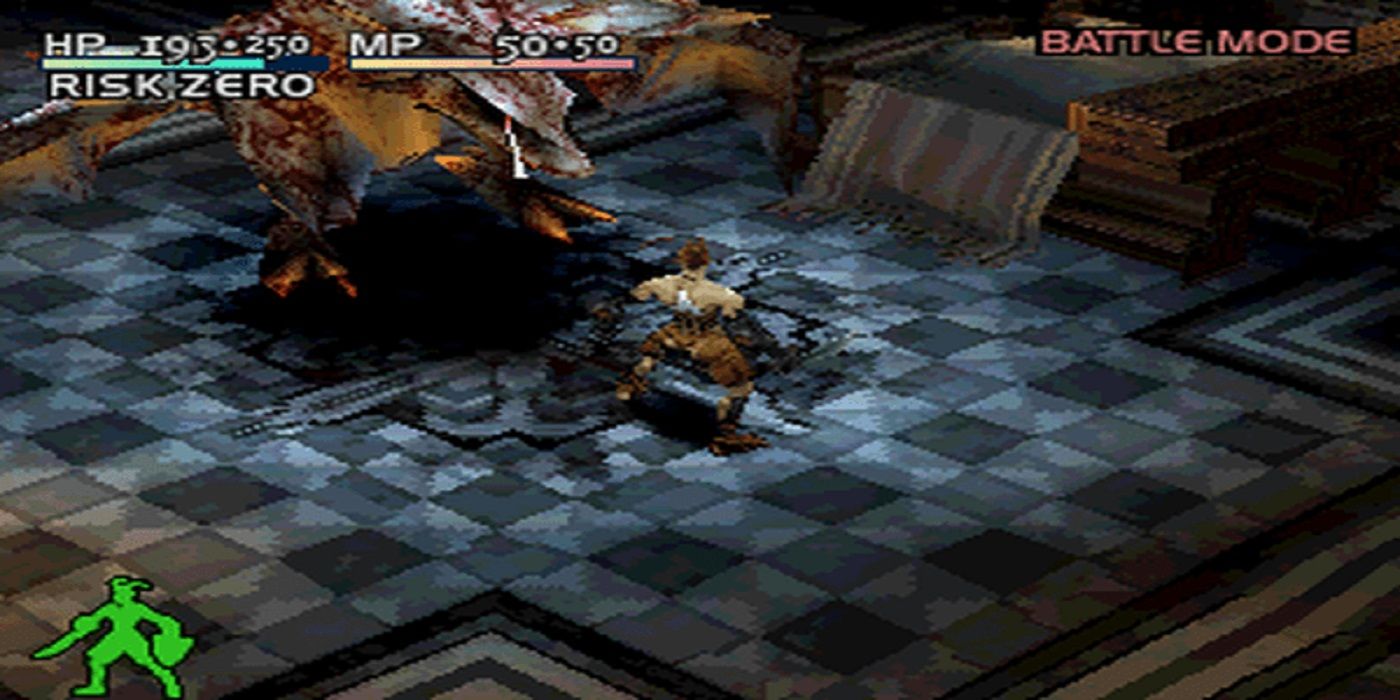 A battle in Vagrant Story